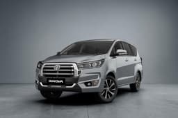 Toyota Innova Crysta Silver Metallic color Toyota Innova Crysta Silver Metallic color