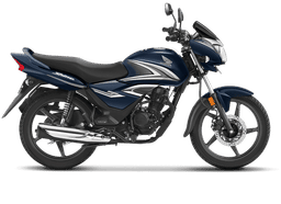 Honda Bikes Shine Pearl Siren Blue color