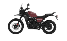 Yezdi Adventure Magnite Maroon color