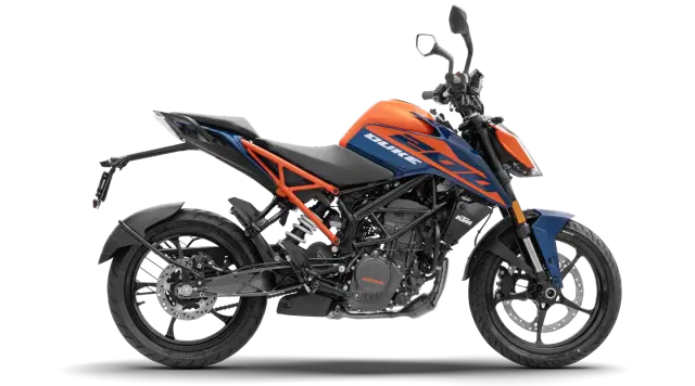 Ktm 200 Duke Atlantic Blue Color Image