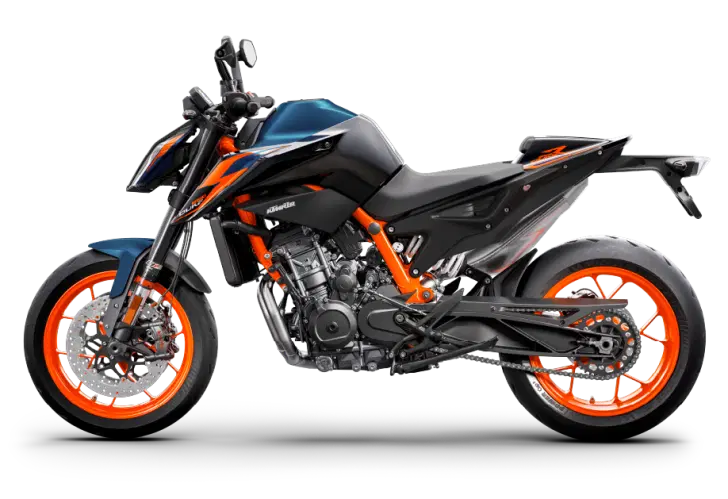 Ktm 890 Duke R Atlantic Blue Color Image Image - 0