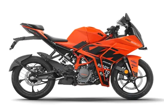 Ktm Rc 160 Electronic Orange Matte Color Image