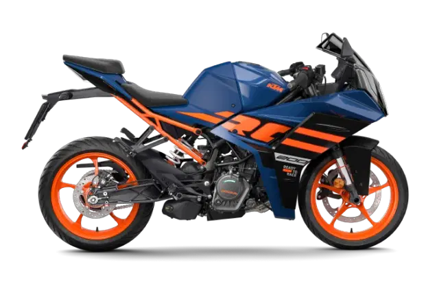 Ktm Rc 200 Blue Color Image