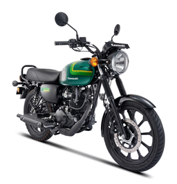 Kawasaki W175 Street Candy Emerald Green color Kawasaki W175 Street Candy Emerald Green color