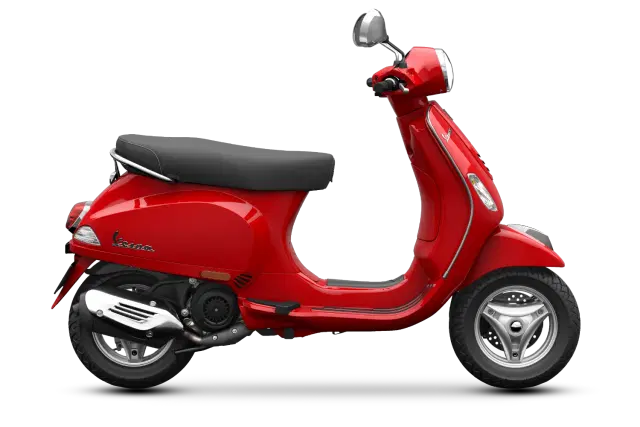Vespa Zx 125 Glossy Red Color Image