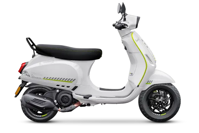 Vespa S Tech Pearl White Color Image