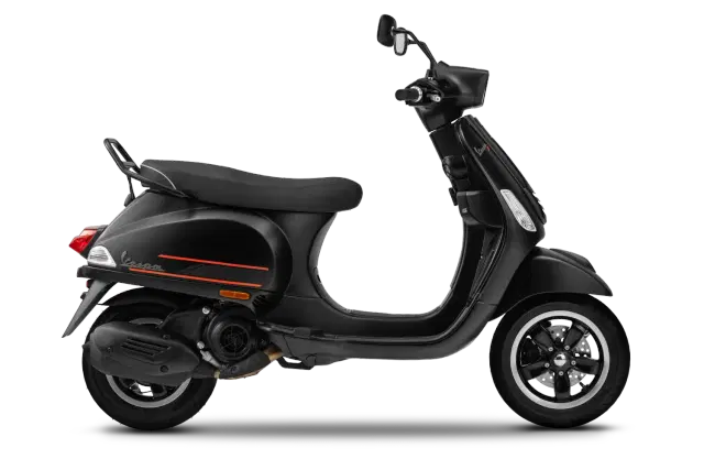 Vespa S Nero Black Color Image