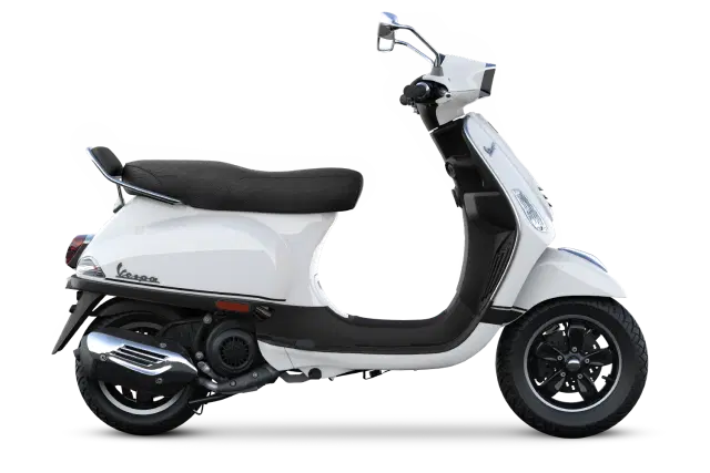 Vespa S Black and White Color Image