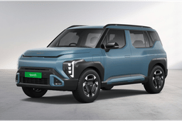 Kia Syros Ev Frost Blue color Kia Syros Ev Frost Blue color