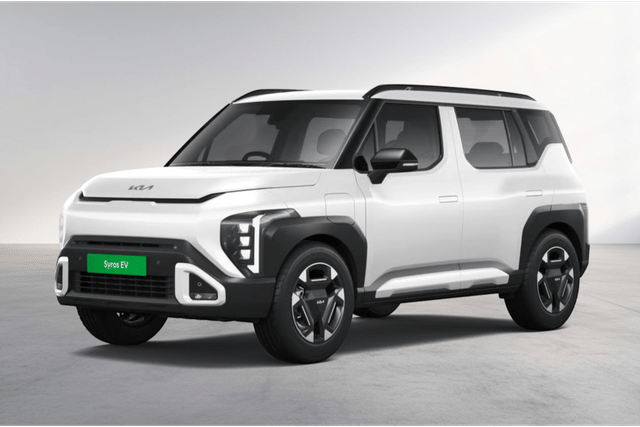 Kia Syros Ev Glacier White Pearl Color Image