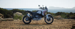 Ducati DesertX V2 Matt Star White Silk color