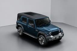 Mahindra Thar Roxx Nebula Blue color