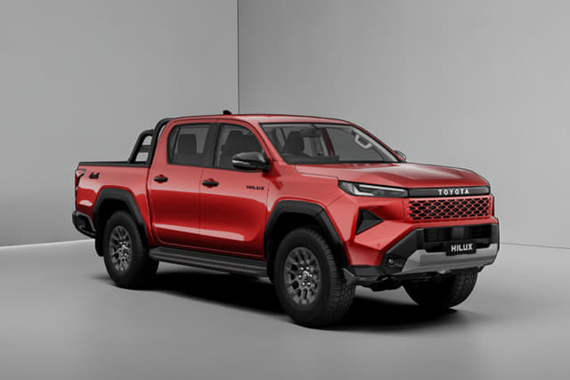 Toyota Hilux Emotional Red Color Image