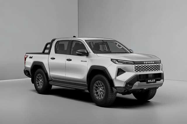Toyota Hilux Platinum Pearl White Metallic Color Image