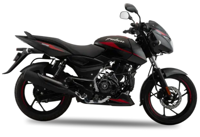 Bajaj Pulsar 125 Red Color Image