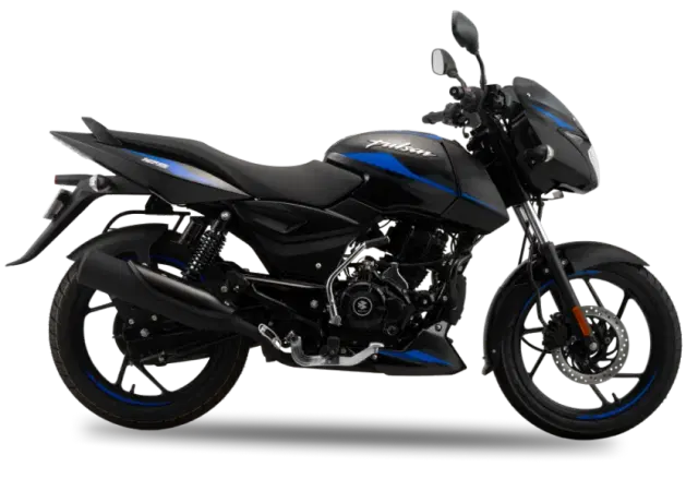 Bajaj Pulsar 125 Blue Color Image