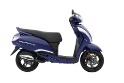 TVS Jupiter 125 IndiBlue color TVS Jupiter 125 IndiBlue color