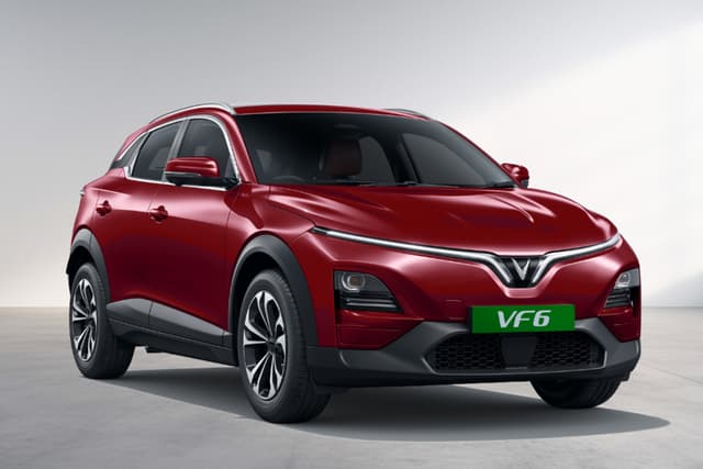 Vinfast VF6 Solar Ruby Color Image