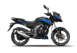 Bajaj Pulsar 125 Ebony Black + Cyan Blue color Bajaj Pulsar 125 Ebony Black + Cyan Blue color