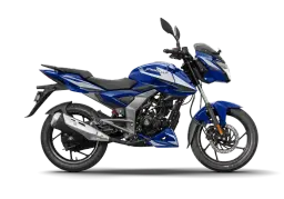 Bajaj Pulsar 125 Saffire Blue + Blue Silver color Bajaj Pulsar 125 Saffire Blue + Blue Silver color