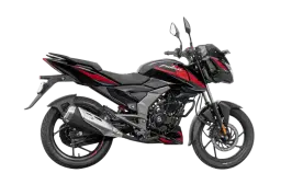 Bajaj Pulsar 125 Ebony Black + Magenta Red color Bajaj Pulsar 125 Ebony Black + Magenta Red color