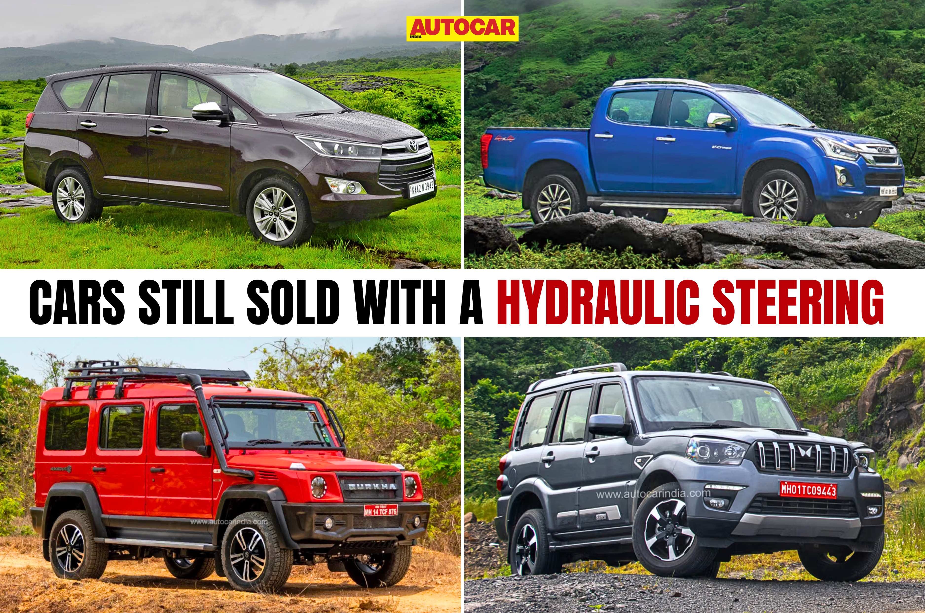 Every car with a hydraulic steering still on sale
