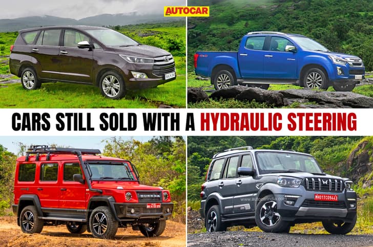 Every car with a hydraulic steering still on sale Every car with a hydraulic steering still on sale
