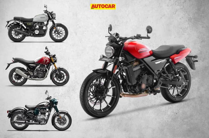 composite image of the bikes in this comparo