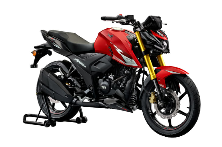 Studio image of the Apache RTR 160 4V