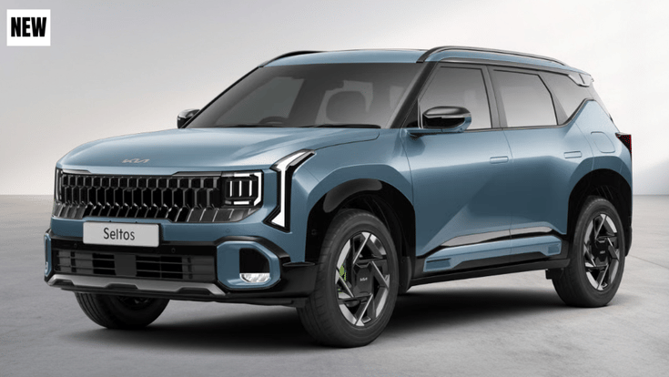 New Kia Seltos front quarter design
