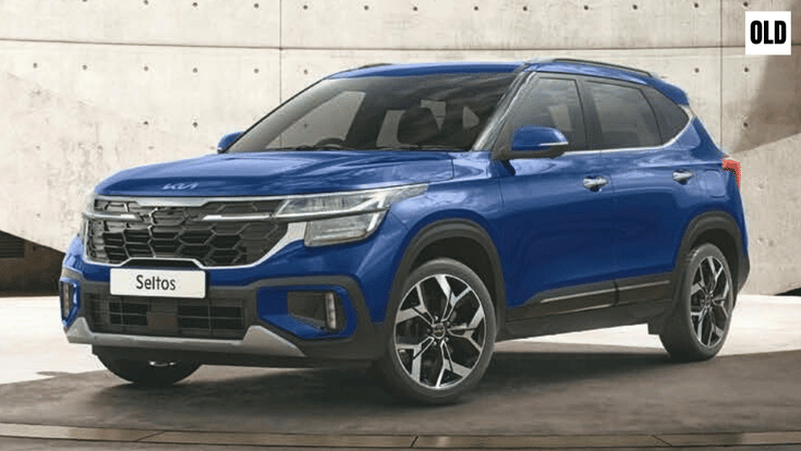Old Kia Seltos front quarter design