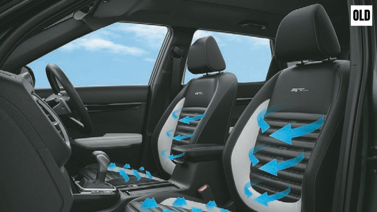 Old Kia Seltos seats