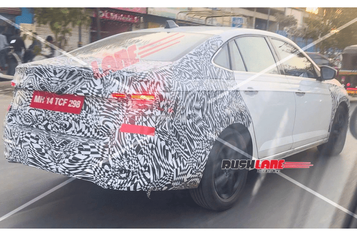 Skoda Slavia facelift rear