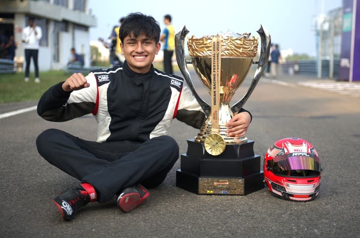 2025 F4 India champion Shane Chandaria