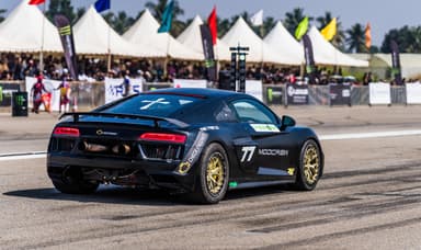 Audi R8, Pachigalla break India quarter mile record