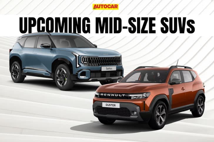 Upcoming mid size SUVs in India in 2026