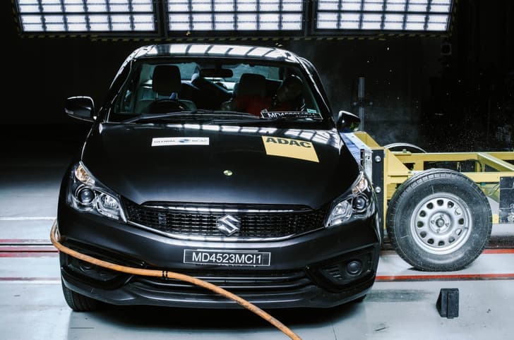 Maruti Ciaz Global NCAP side crash test