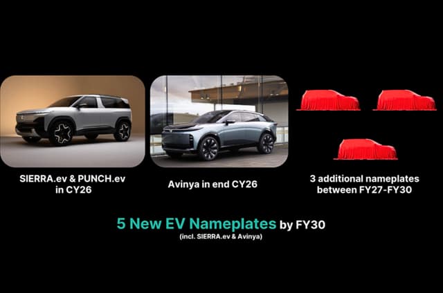 Tata to launch three new EVs in 2026