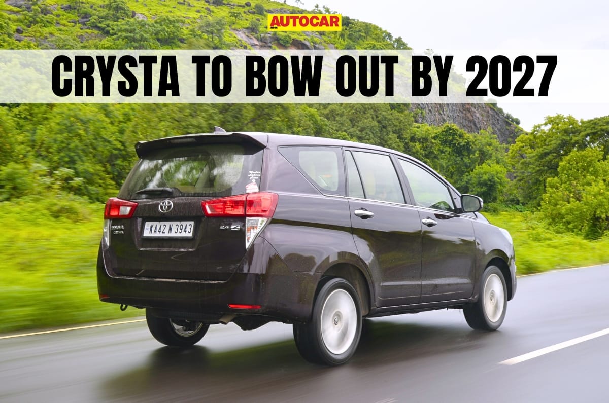 Toyota Innova Crysta to be discontinued in 2027