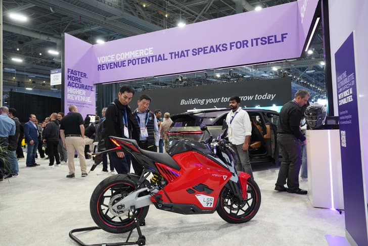 F77 on display at CES 2026