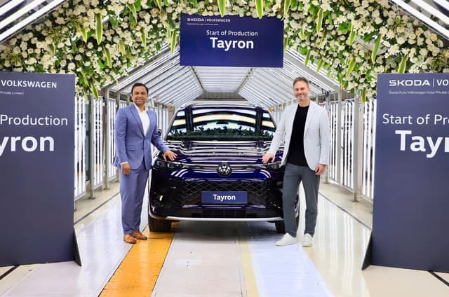 Volkswagen Tayron R-Line assembly begins in India