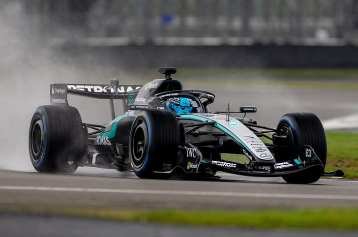 Mercedes W17 2026 F1 shakedown