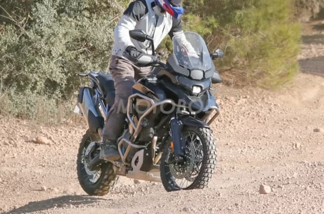 Updated Triumph Tiger 1200 spotted testing