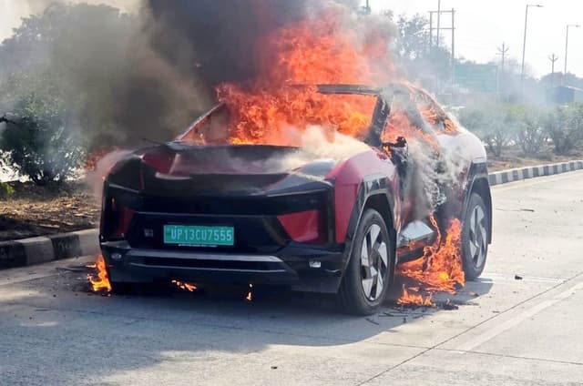 Mahindra issues statement on the BE 6 fire incident