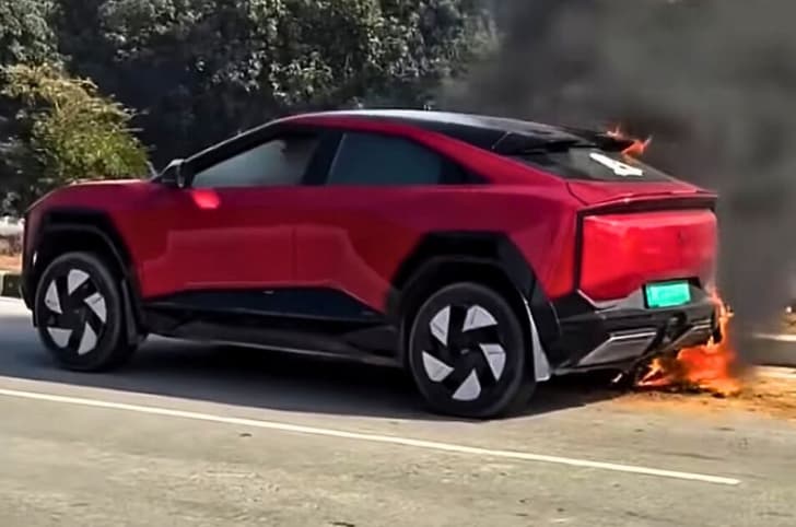 Mahindra issues statement on the BE 6 fire incident