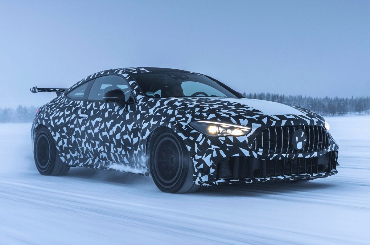 News Mercedes-AMG CLE Mythos with V8 teased 31 mins ago Suraj Viswanathan