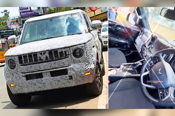 Mahindra Vision S interior spied