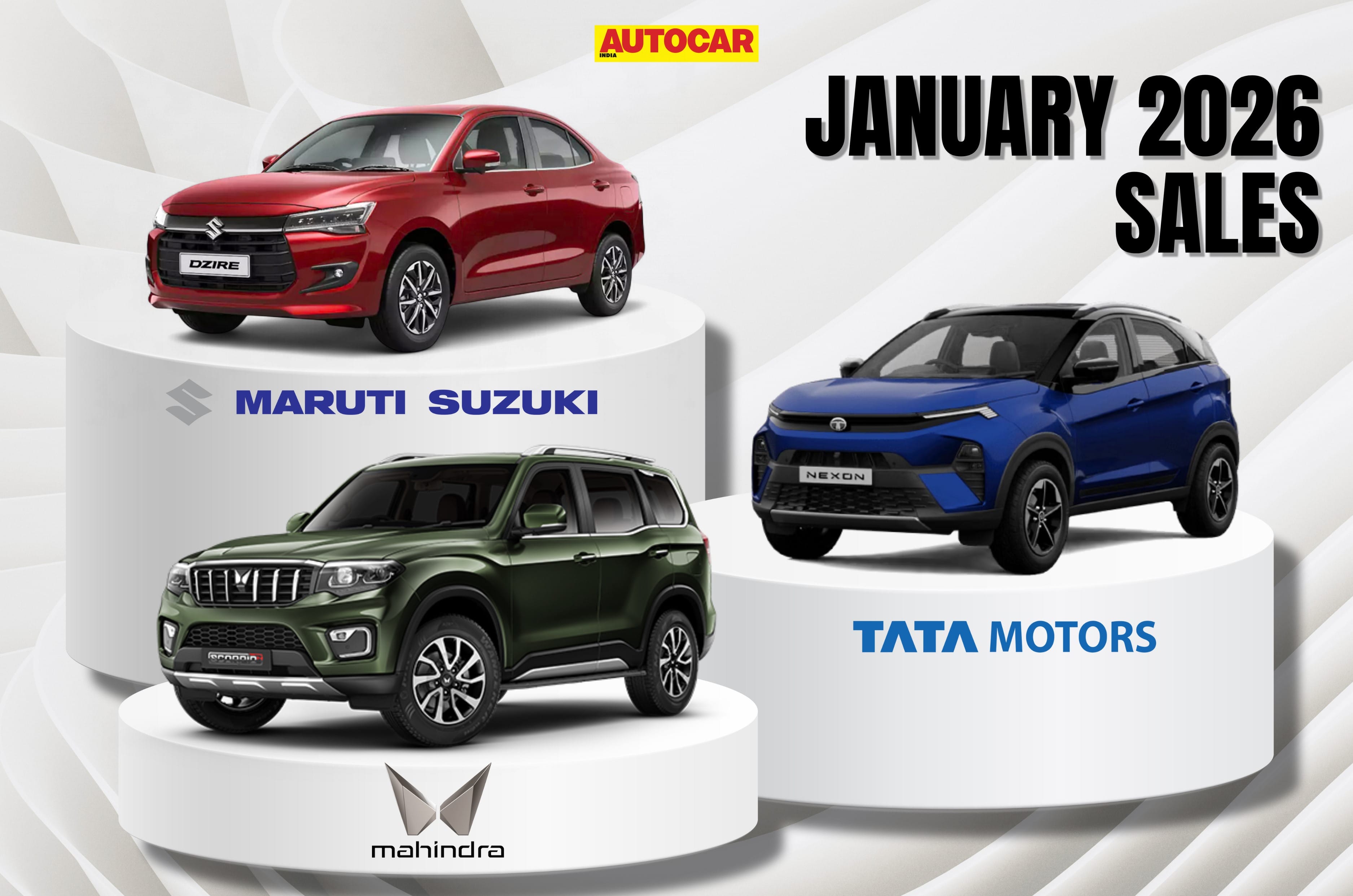 News January 2026 car sales: Tata climbs back to second place