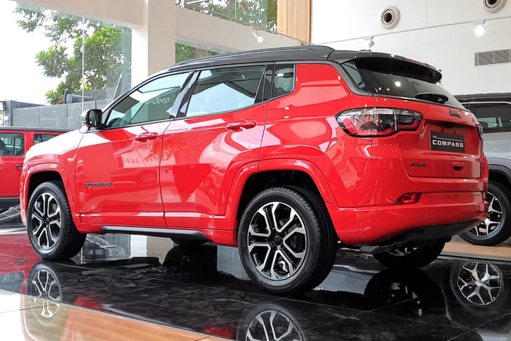 jeep compass in showroom