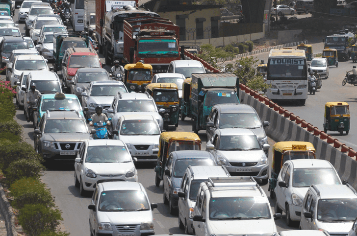 Cars traffic